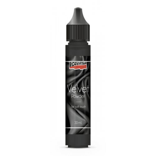 Sametový prášek PENTART 4 g ČERNÁ
