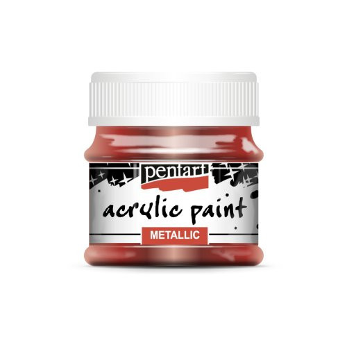 Akrylová barva metalická PENTART 50 ml BOURDON