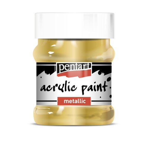 Akrylová barva metalická PENTART 230 ml ZLATÁ