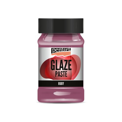 Glazovací pasta PENTART 100 ml RUBÍNOVÁ