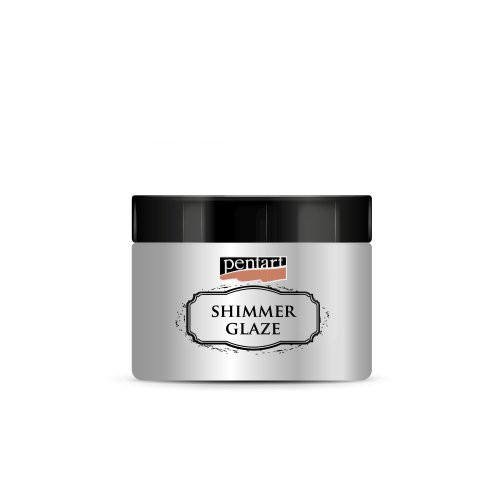 Třpytivá glazura PENTART 150 ml STŘÍBRNÁ