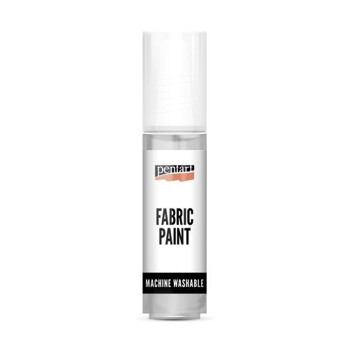 Barva na textil metalická PENTART 20 ml STŘÍBRNÁ