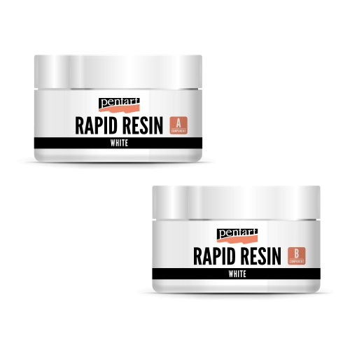 Rapid Resin PENTART 1:1 sada 150 ml BÍLÁ