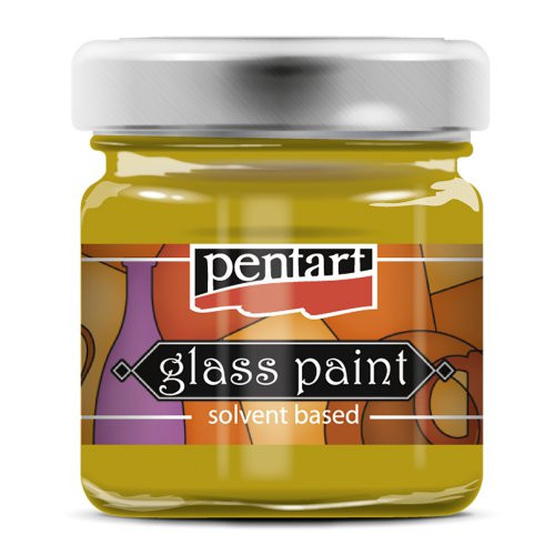 Barva na sklo syntetická PENTART 30 ml ŽLUTÁ