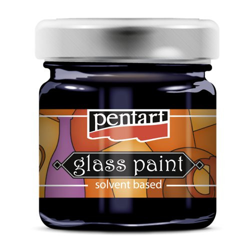 Barva na sklo syntetická PENTART 30 ml MODRÁ