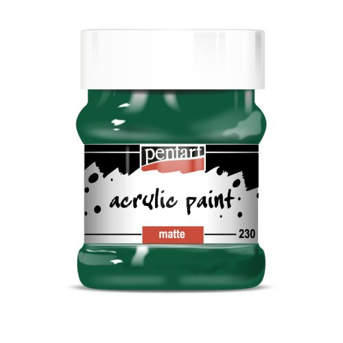 Akrylová barva matná PENTART 230 ml ZELENÁ BOROVICE