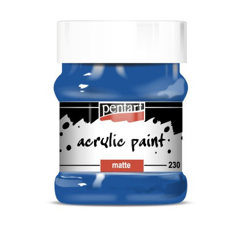 Akrylová barva matná PENTART 230 ml MODRÁ