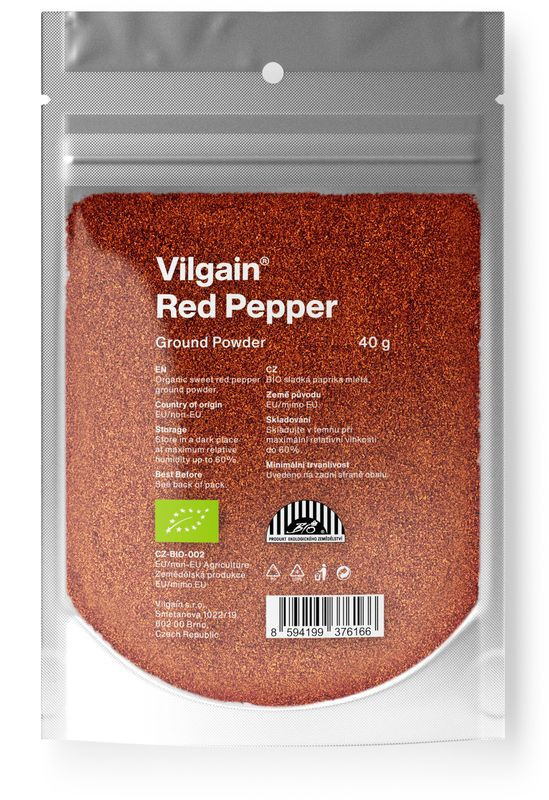 Vilgain Paprika mletá BIO – sladká 40 g