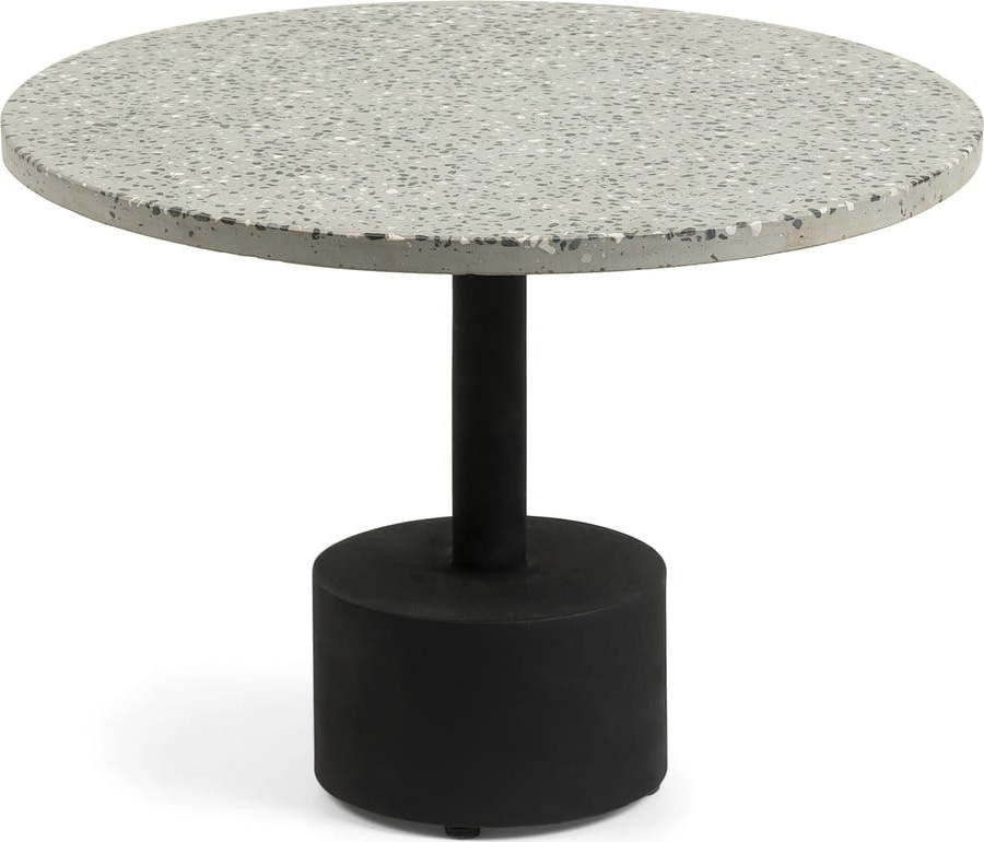 Šedý příruční stolek Kave Home Melano