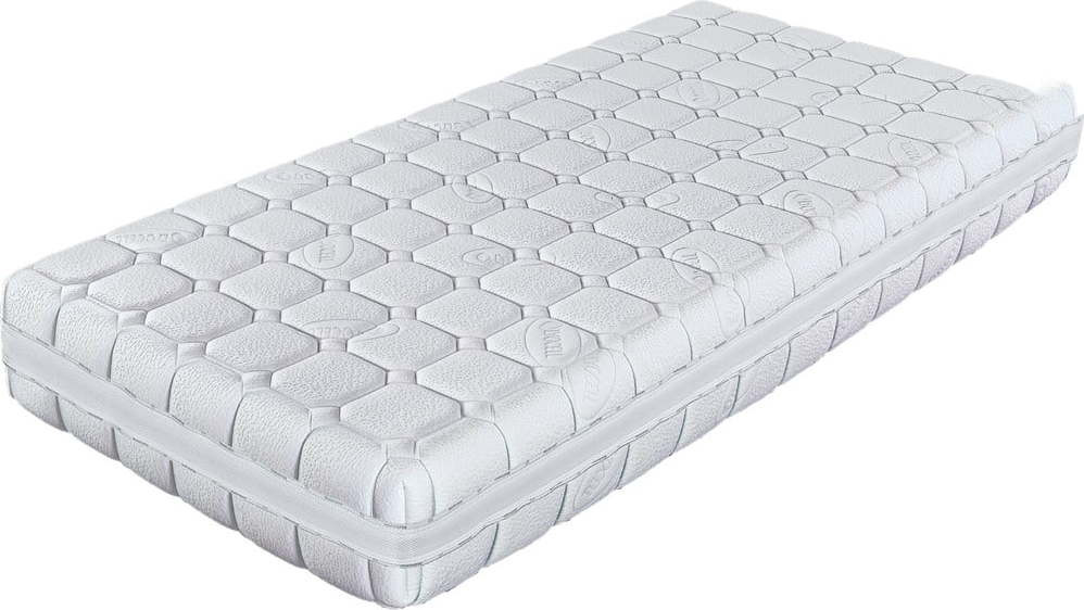 Tvrdá/středně tvrdá pěnová oboustranná matrace 90x200 cm Airspring Polargel – Materasso
