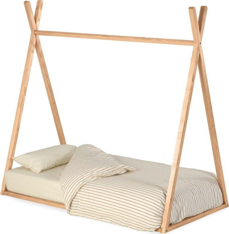 Dětská postel v přírodní barvě 70x140 cm Maralis Teepee – Kave Home