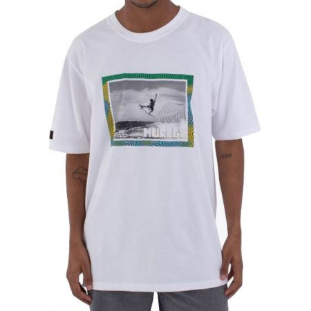 Triko Hurley Aerial S/S - Bílá - L