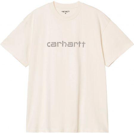 Triko Carhartt Wip Rivet Script S/S - Béžová - L