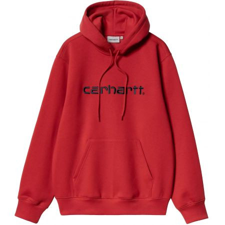 Mikina Carhartt Wip Hooded Carhartt - Červená - L