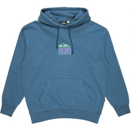 Mikina Quiksilver Apog Heritage Hoodie - Modrá - L