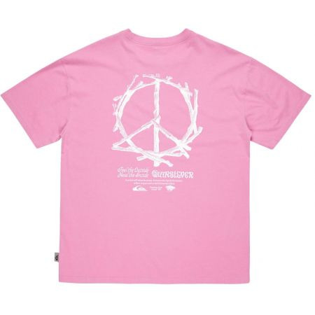 Triko Quiksilver Hw Tree Connection - Růžová - L