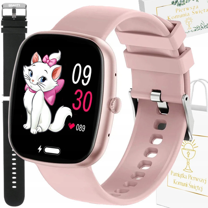 Dětské k prvnímu svatému přijímání hodinky Chytré Hodinky Gravity Spojení Kroky Puls Spánek