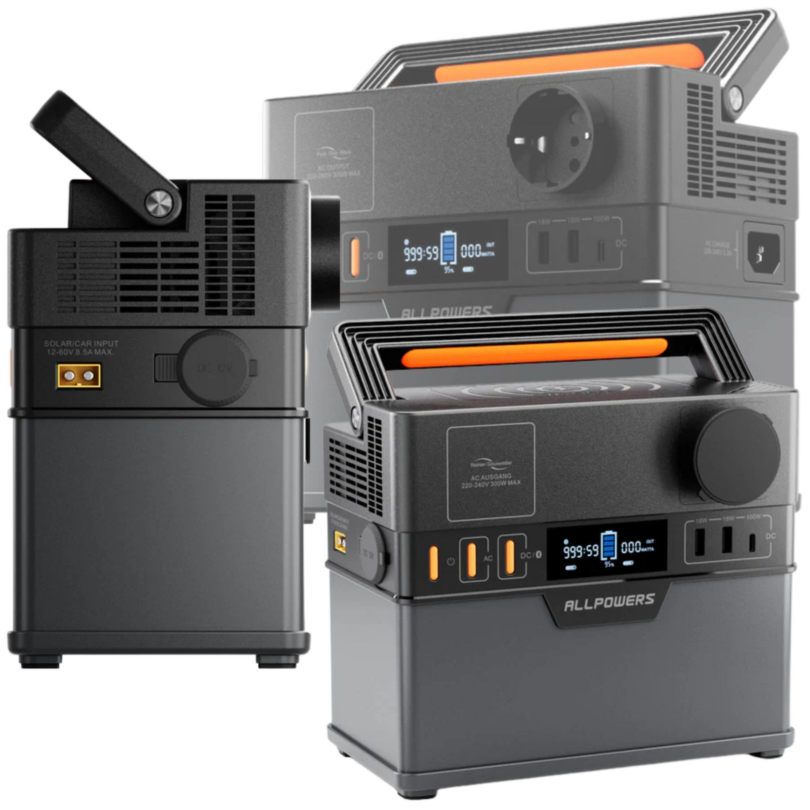 Zásobník Proudu Powerbank Nabíjecí Stanice Svítilna Allpowers S300 Plus