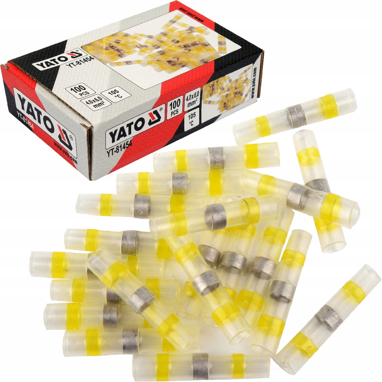 2 x Termosmršťovací Trubičky 4-6MM2 100KS Yato