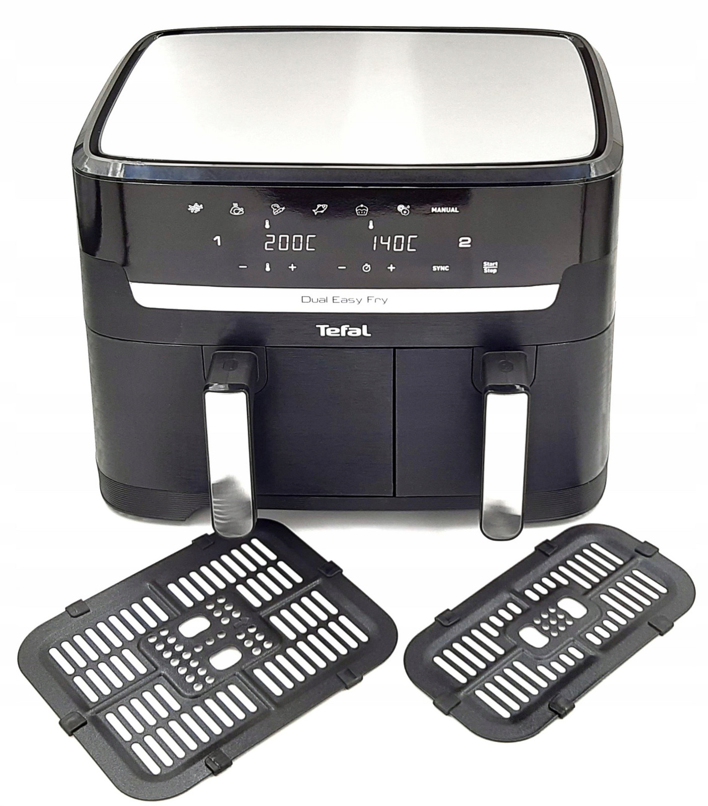 Air Fryer Fritéza Tefal EY901810 Dual Easy Fry 2700 W 8,3L Velká