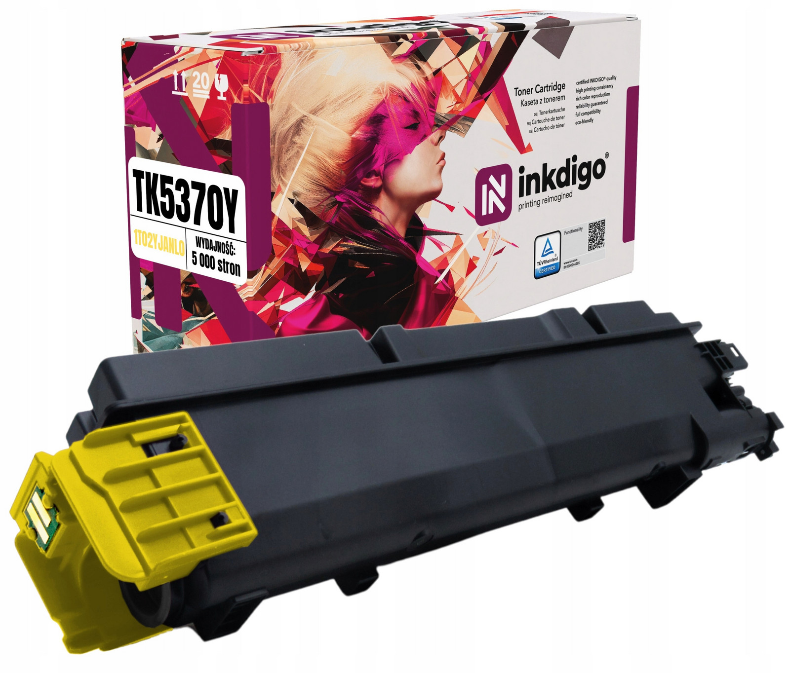 Náhradní Toner TK5370Y Pro Tiskárnu Kyocera Ecosys Ma 3500 cifx Pa 3500 cx