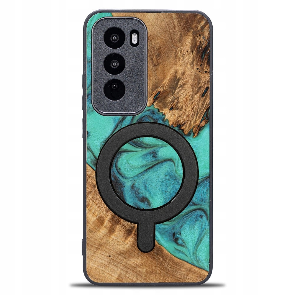 Bewood Jedinečné Pouzdro pro Oppo Reno 12 5G Tyrkysové s MagSafe
