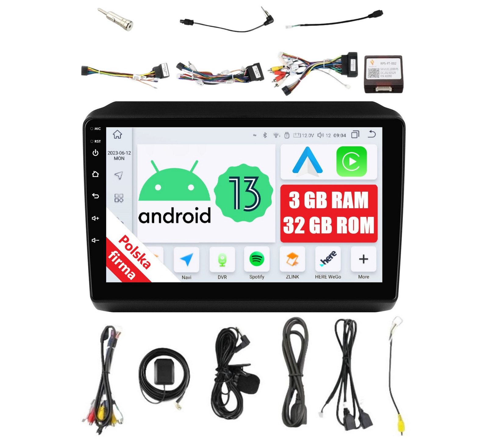 Rádio 2DIN Android Fiat Ducato III IV Peugeot Boxer II III 3 Gb Carplay Dsp