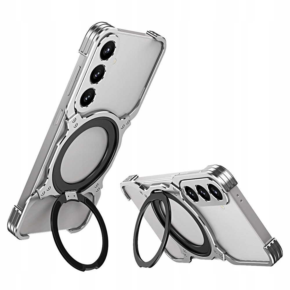 Pouzdro pro Galaxy S25, Kickstand Bumper, s krytem objektivu, pro MagSafe