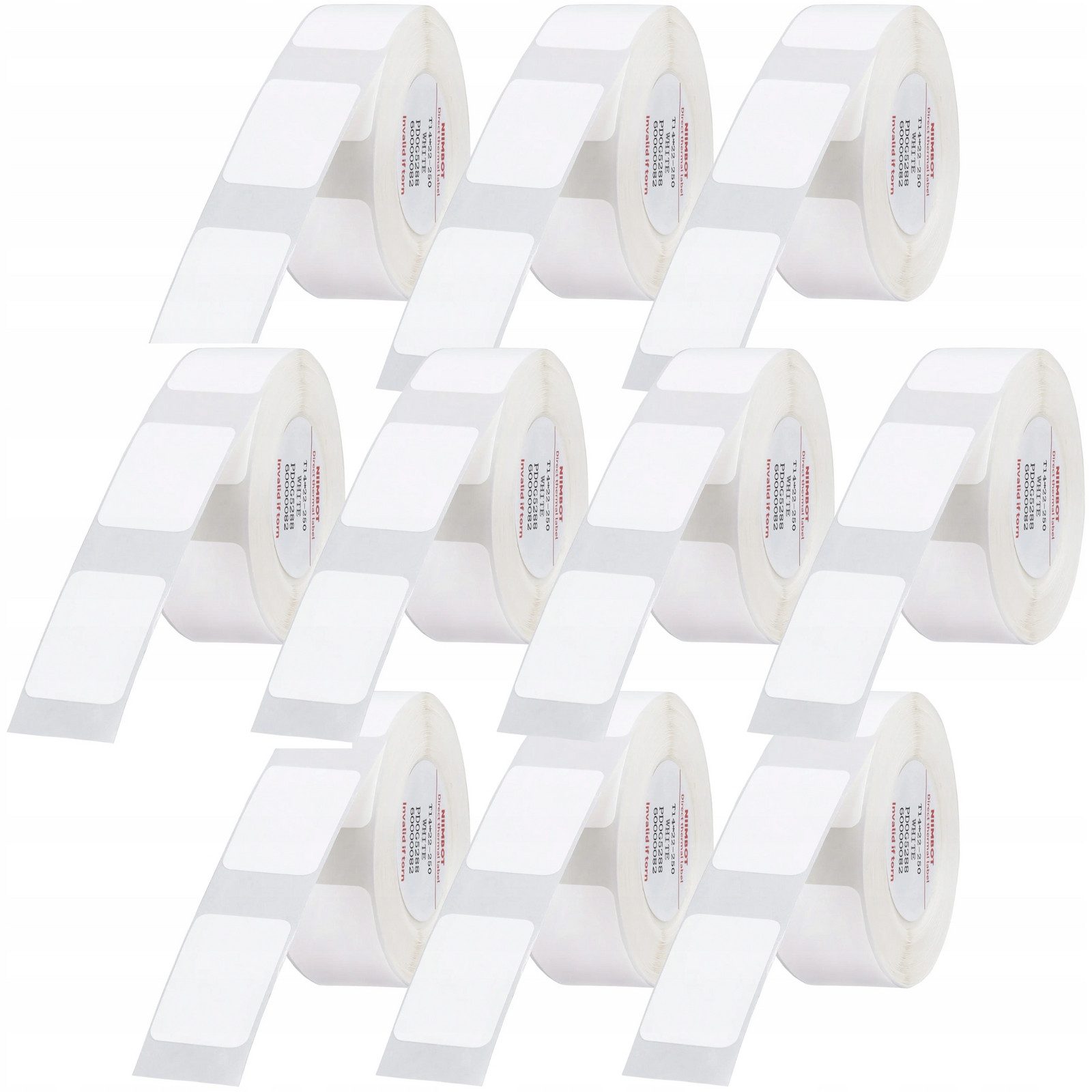 Niimbot D11 D110 D101 samolepící termo etikety 10 rolí 14x22