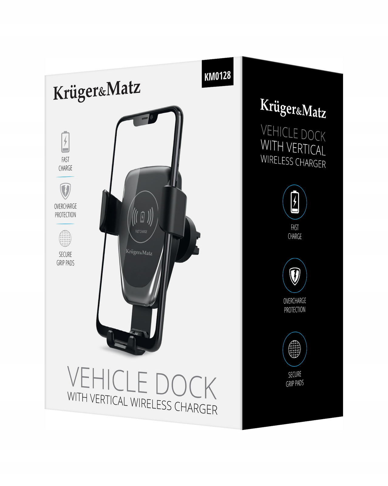 2 x Držák do auta Kruger&Matz Indukční nabíjení