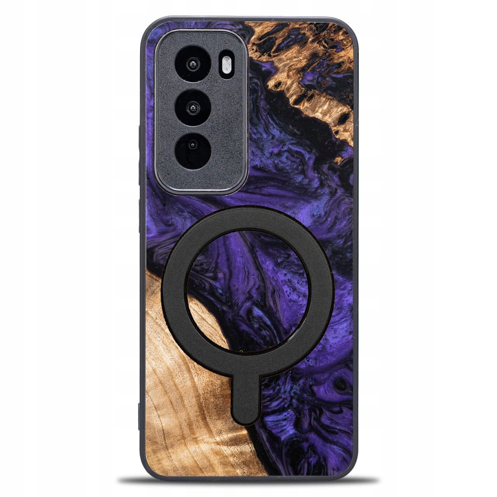 Bewood Unikátní Pouzdro pro Oppo Reno 12 5G Violet with MagSafe