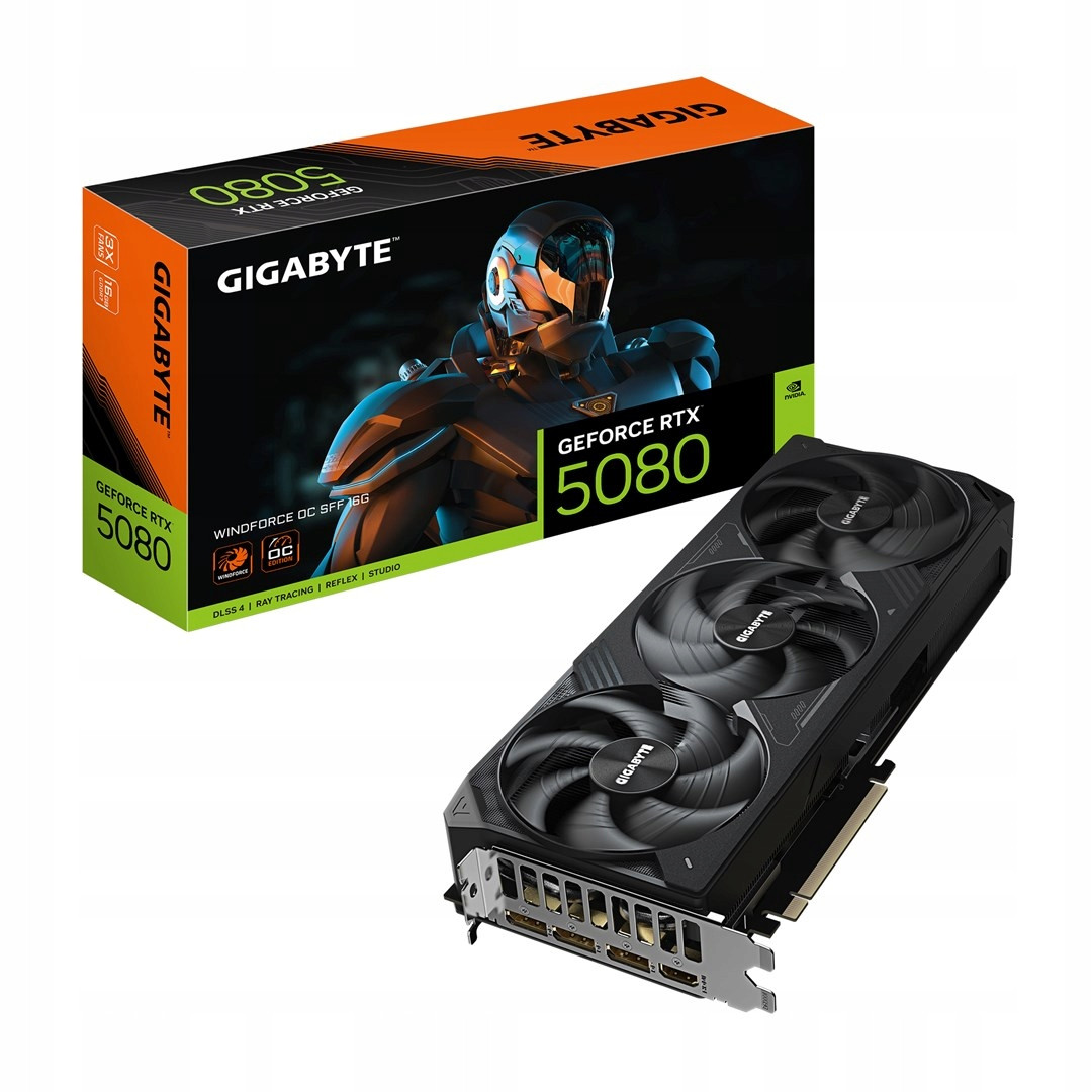 Grafická karta Gigabyte GeForce Rtx 5080 WF3OC 16G