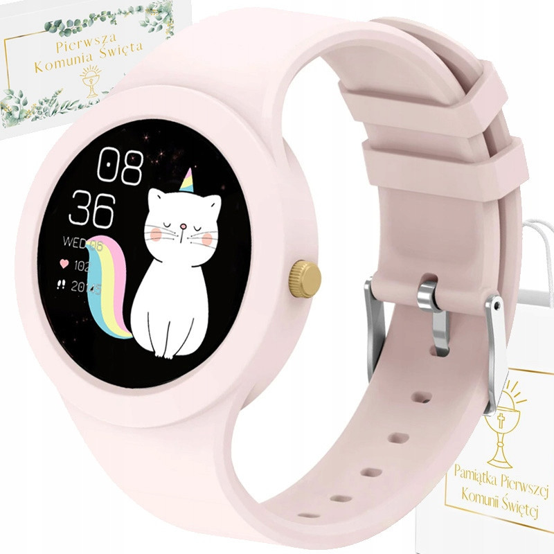 Dětské hodinky Svaté Přijímání Chytré Hodinky Gravity Pink Rozhovory Hry Sport