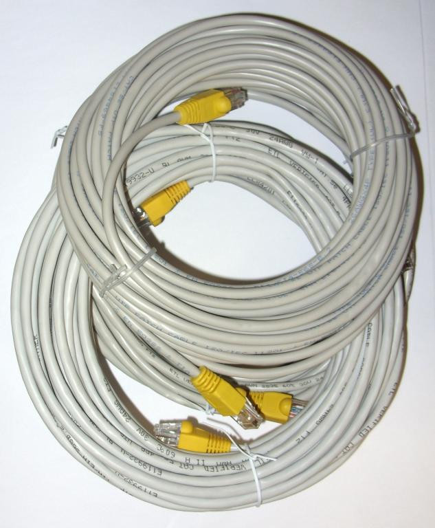 Síťový Kabel 10m Ethernet Patchcord 100 Ks Lan