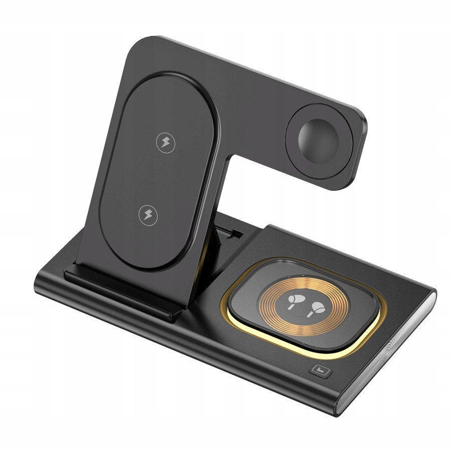 Bezdrátová nabíječka Jellico 3v1 W12 15W černá barva