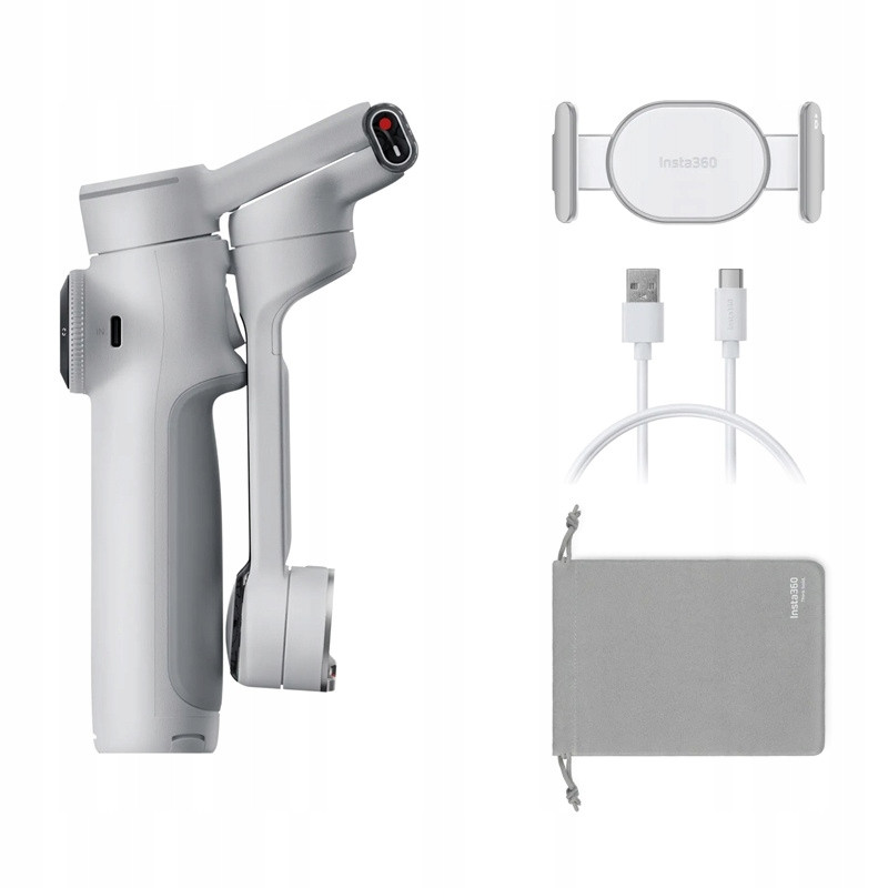 Insta360 Stabilizátor Gimbal 3 Axiální Flow 2 Pro Ai Tracker Bundle Stativ