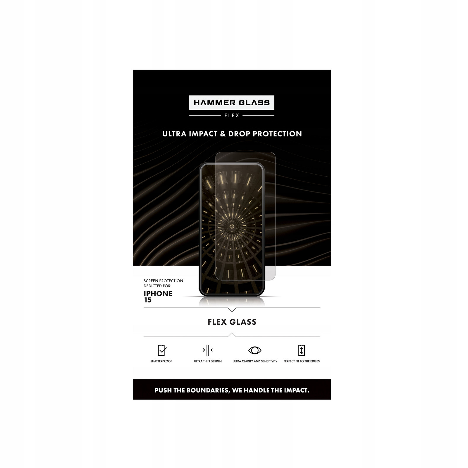 2 x Hammer Glass Flex iPhone 16 Pro