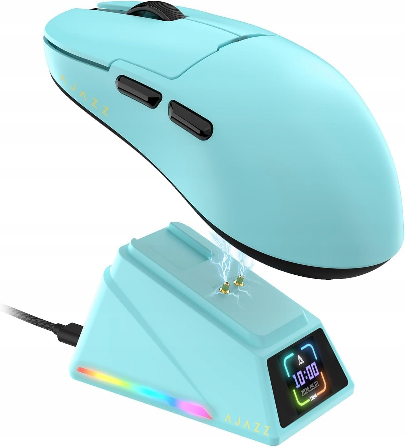 AJ159APEX PAW3950 8Khz bezdrátová herní myš Tri-Mode 42000 Dpi Rgb