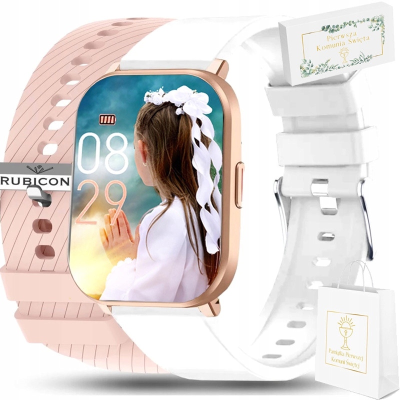 Dětské chytré hodinky Svaté Přijímání se dvěma řemínky Dárek Spojení Hry