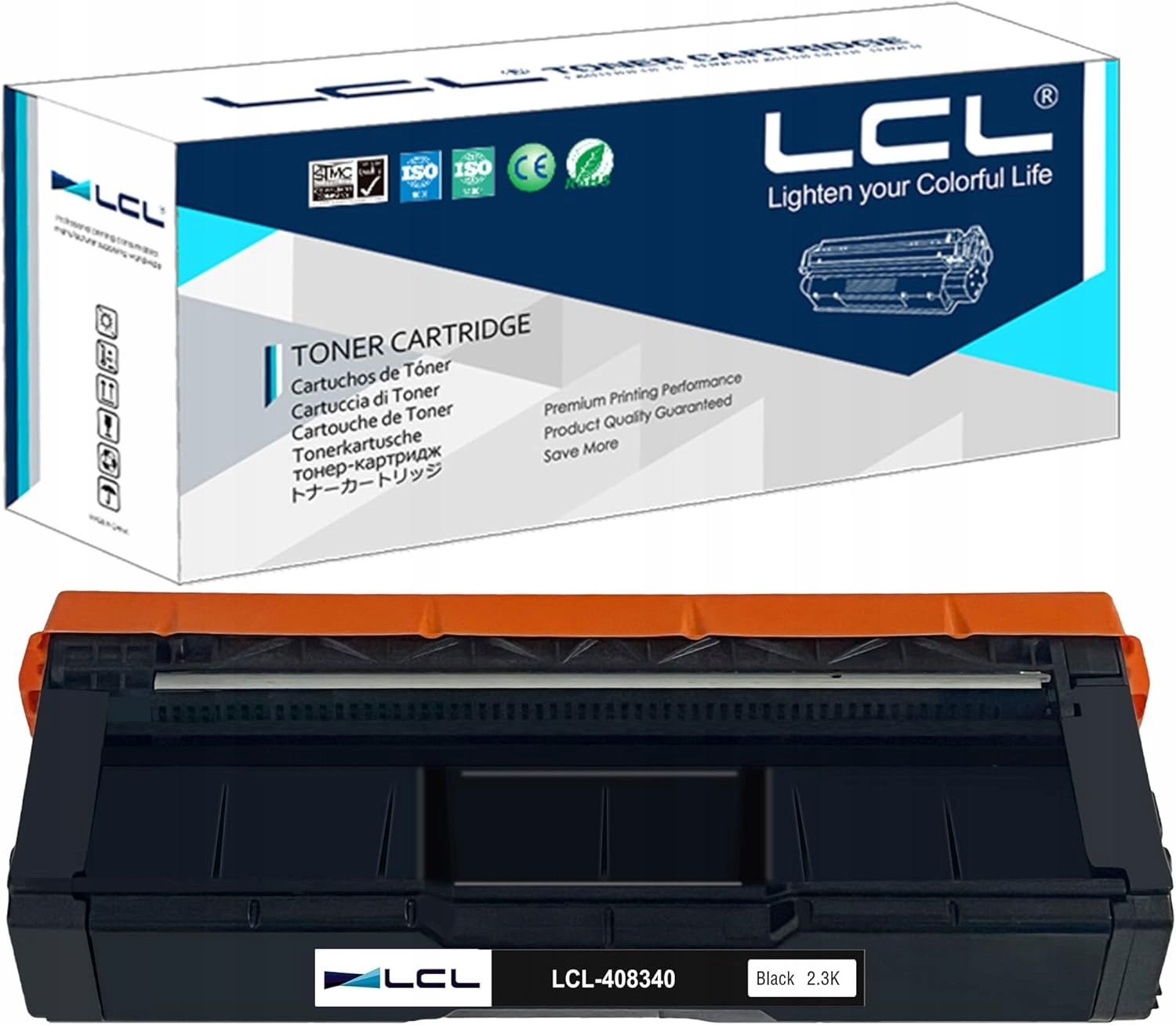 Toner LCL-408340, M C250/M C250FWB/PC300W, náhrada Ricoh, černý