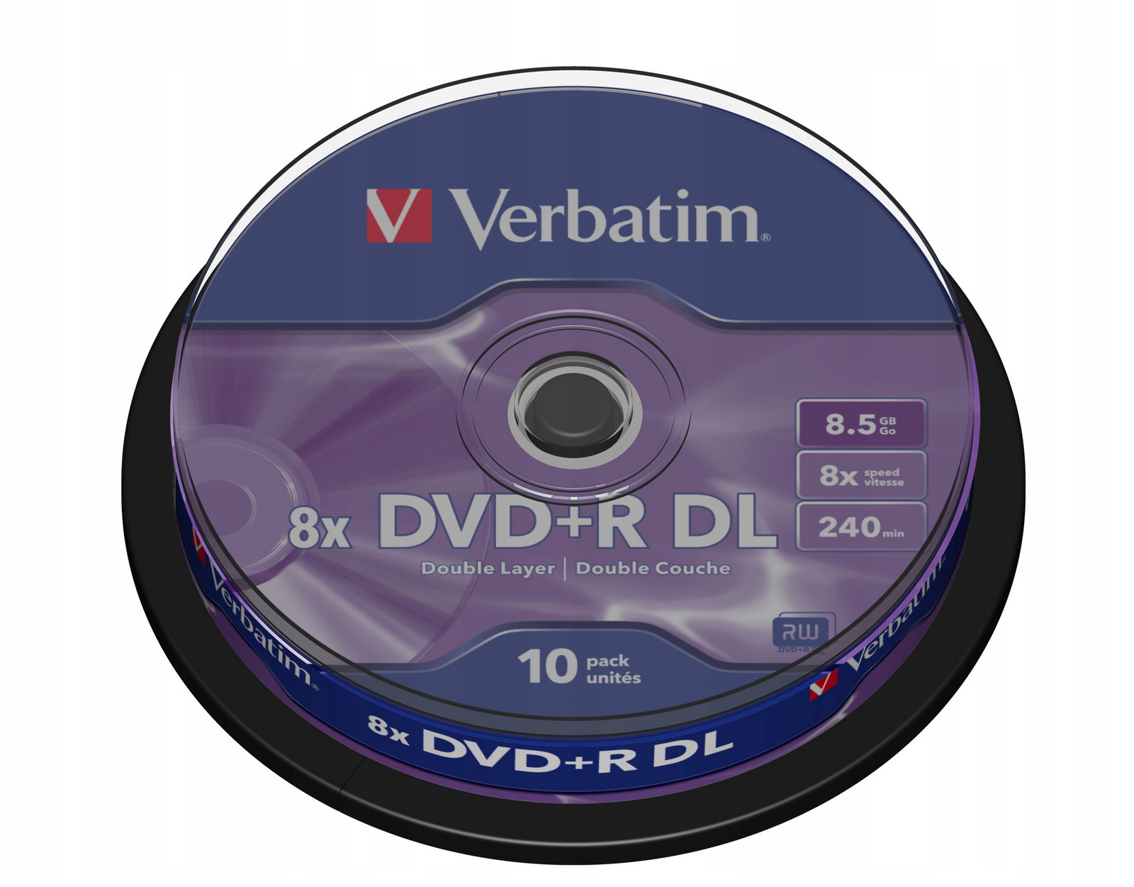 2 x Verbatim Dvd+r DL 8,5GB 10 ks Azo W-wa MKM-003