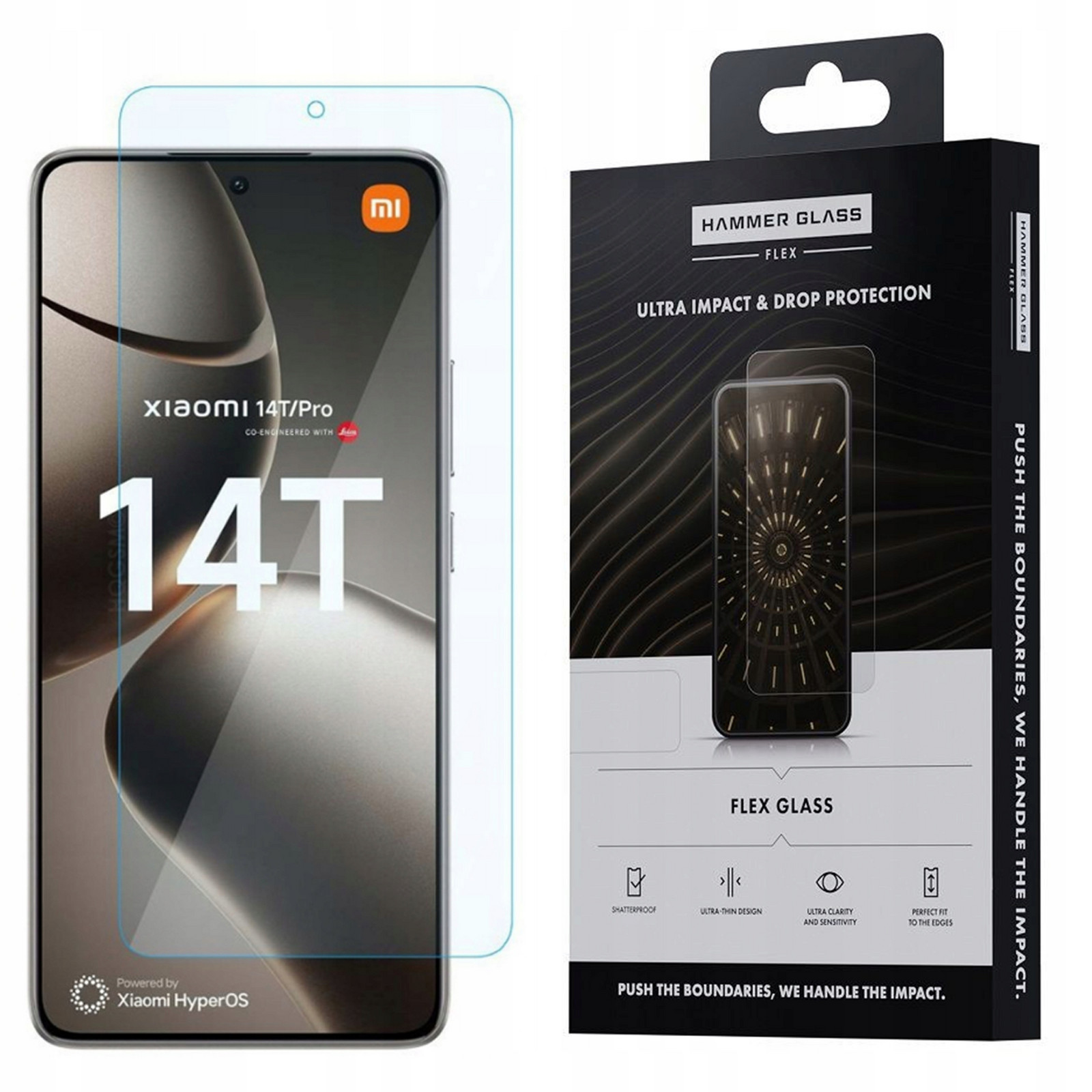 2 x Hammer Glass Flex Xiaomi 14T/14T Pro