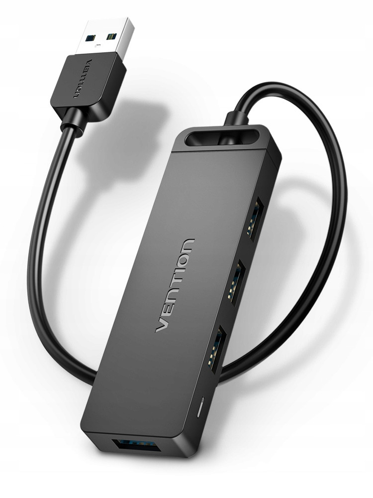 2 x Vention Hub Adapter Rozbočovač Usb-a 3.0 Až 4x Usb-a Micro Usb 2A Kabe