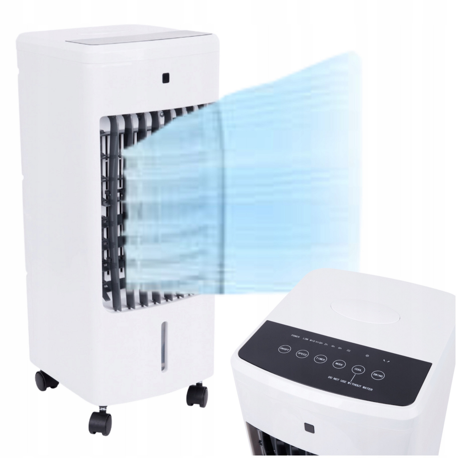 Domácí Klimatizace Na Vodu Led Dálkové Ovládání Výkonný Mini Klimatizace