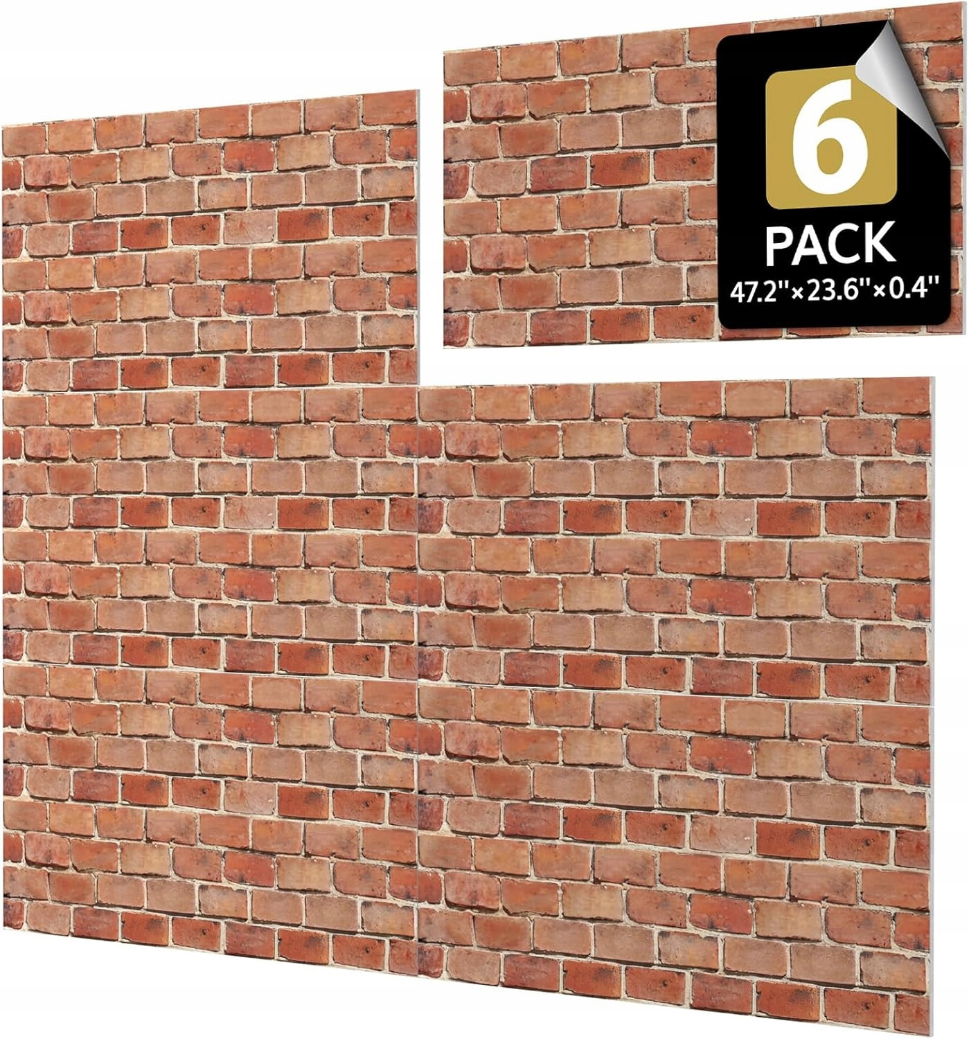 Tonor 6 Ks samolepicích akustických panelů 120x60 x 0,9 zvukotěsné