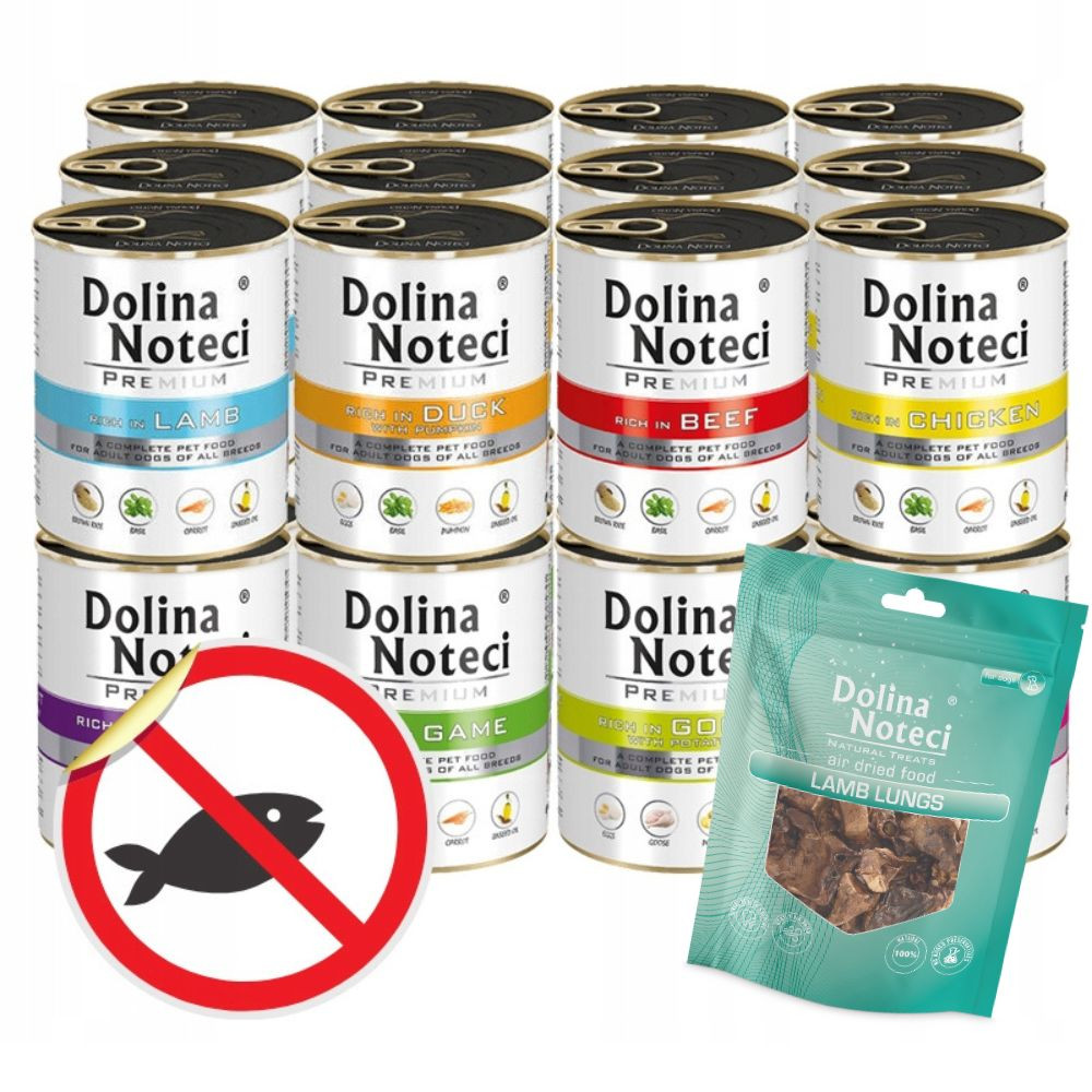 Dolina Noteci Premium MIX Chutí 24x800g Bez Ryb