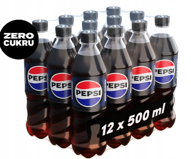 Sycený nápoj pepsi max 12x500 ml