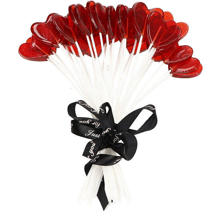 Lízátko Kiwaczek Srdce Lízátka Kiwaczki Srdíčka Na Valentýna (16G) 50 Ks