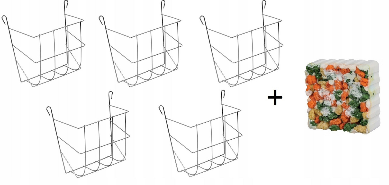 Paśnik Na Siano pro králíky 20 cm Set vápno