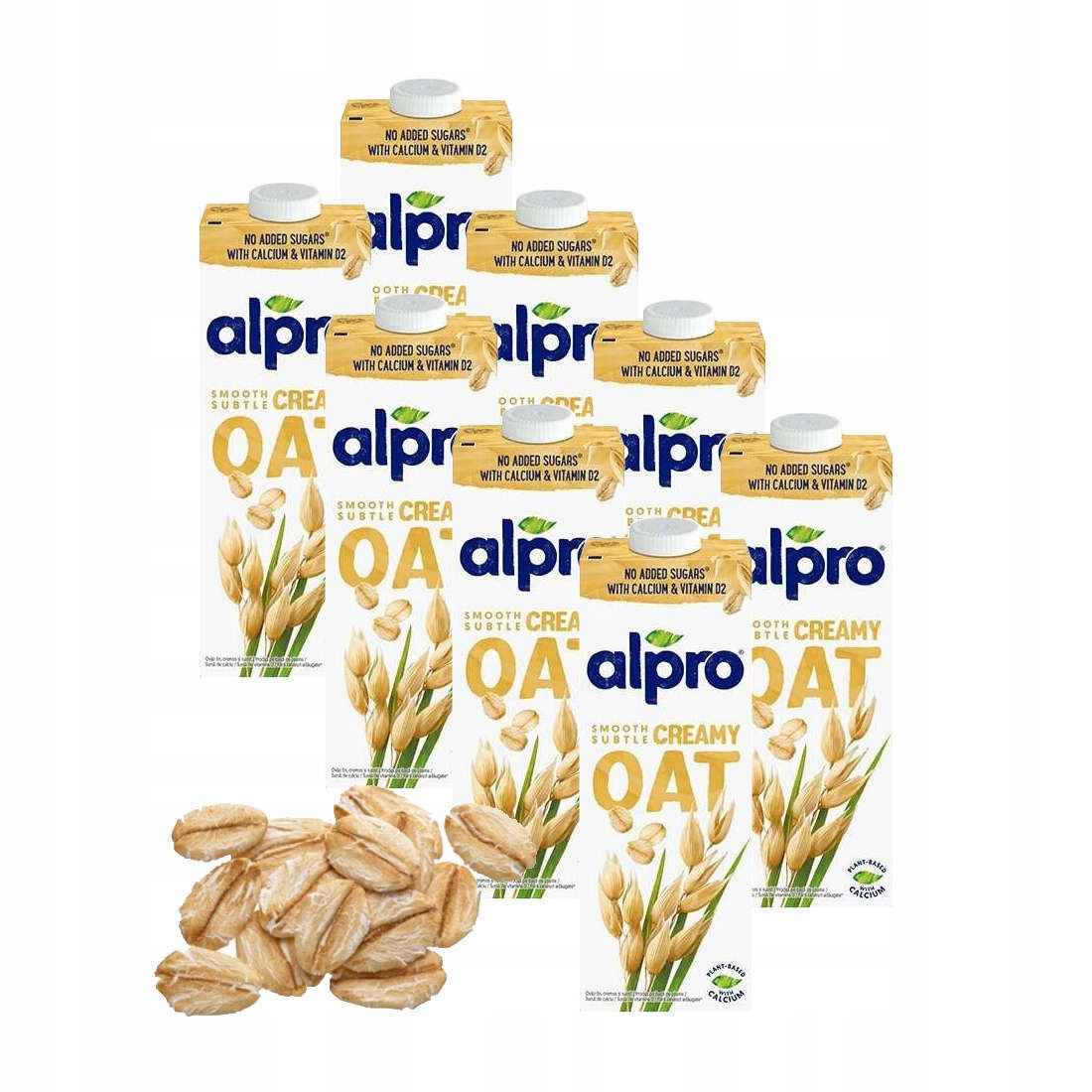 Rostlinný nápoj Alpro Drink Oat Orginal ovesné bez přidaného cukru 8x1l